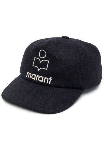 Isabel Marant Cappello da baseball con ricamo - Blu