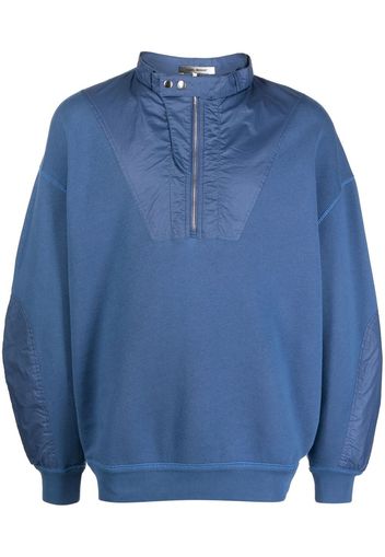 Isabel Marant Walid half-zip sweatshirt - Blu