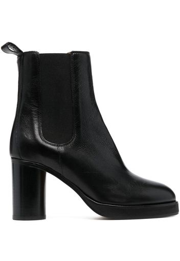 Isabel Marant 90mm leather ankle boots - Nero