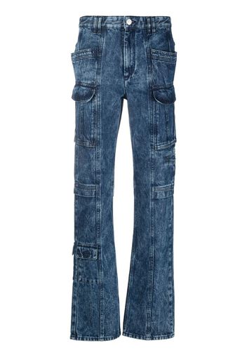 Isabel Marant Vokayo straight-leg jeans - Blu