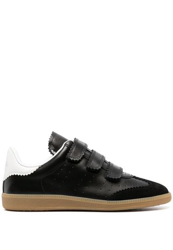 Isabel Marant Beth perforated touch-strap sneakers - Nero