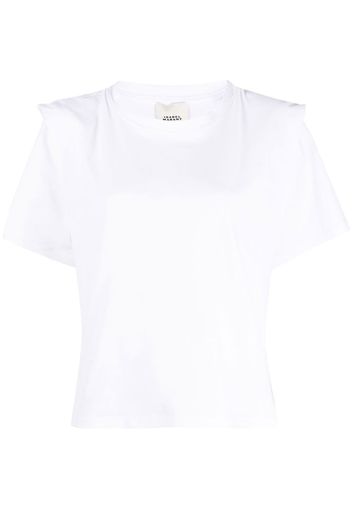 Isabel Marant T-shirt Zelitos con pieghe - Bianco