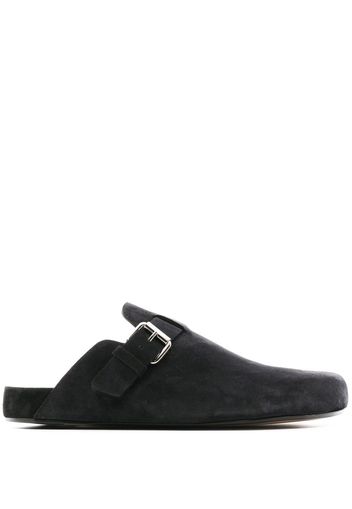 Isabel Marant Mirvinh leather clog slippers - Nero