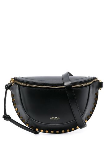 Isabel Marant logo-print leather belt bag - Nero