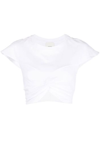 Isabel Marant short-sleeve cropped T-shirt - Bianco