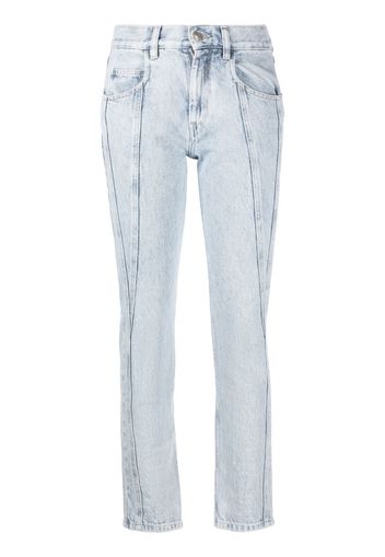 Isabel Marant Jeans dritti a vita media - Blu