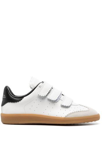 Isabel Marant perforated touch-strap sneakers - Bianco