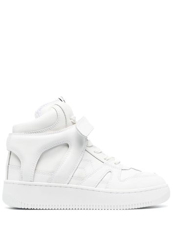 Isabel Marant panelled hi-top sneakers - Bianco