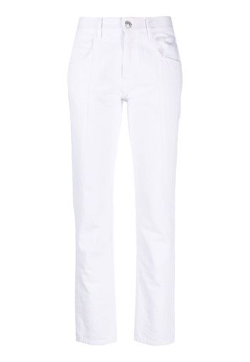 Isabel Marant mid-rise straight-leg jeans - Bianco