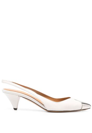 Isabel Marant Elina slingback pumps - Bianco