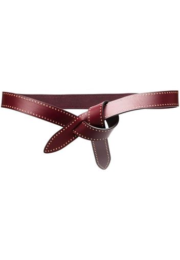 Isabel Marant Lecce leather belt - Rosso