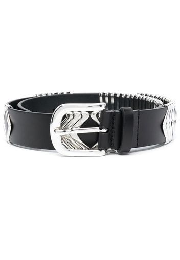 Isabel Marant chevron-detail belt - Nero