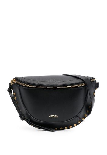 Isabel Marant Skano grained-leather shoulder bag - Nero
