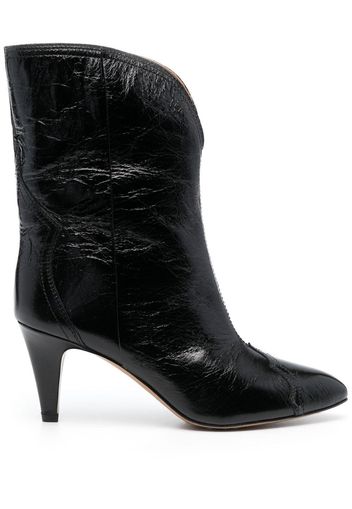 Isabel Marant 70mm leather boots - Nero