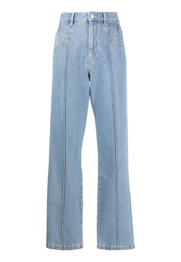 Isabel Marant straight-leg jeans - Blu