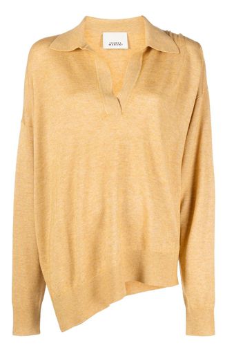 Isabel Marant Top con colletto ampio - Giallo