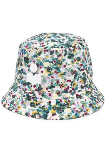 Isabel Marant logo-print reversible bucket hat - Bianco