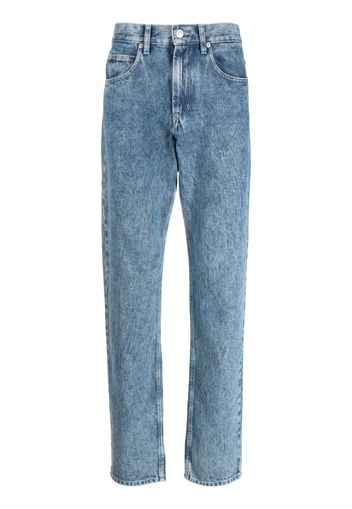 Isabel Marant mid-wash straight-leg jeans - Blu