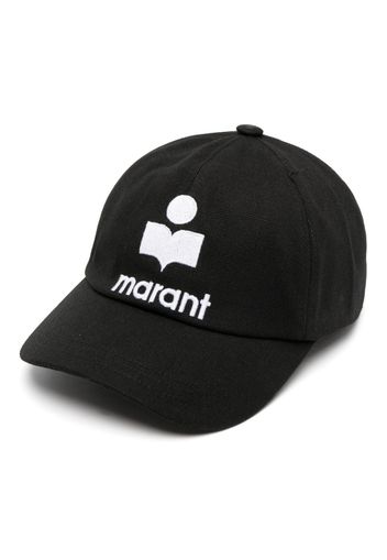 ISABEL MARANT logo-embroidered cotton cap - Nero