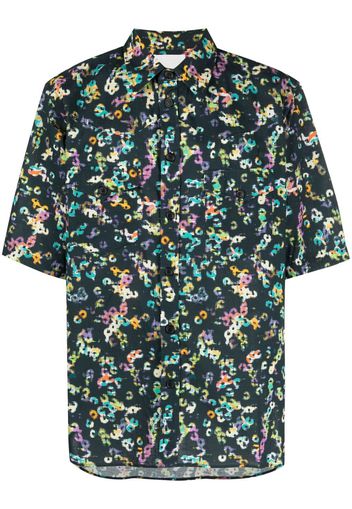 Isabel Marant all-over graphic-print shirt - Blu