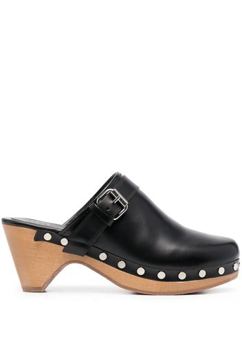 Isabel Marant stud-decorated mid-heel mules - Nero