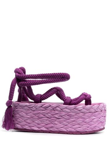 Isabel Marant rope-strap platform sandals - Viola