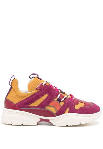 ISABEL MARANT Sneakers Kindsay con design a inserti - Viola