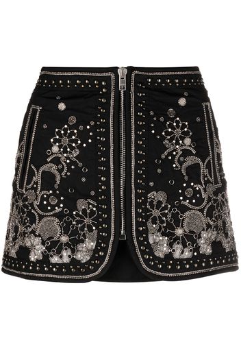 ISABEL MARANT Blanca embellished miniskirt - Nero