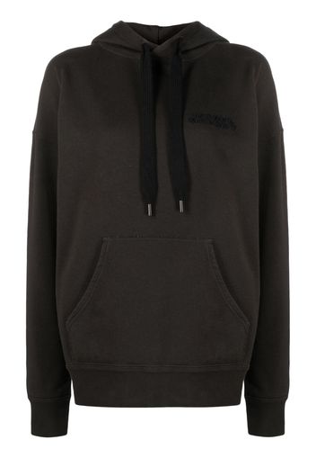 ISABEL MARANT relaxed-fit logo-print hoodie - Nero