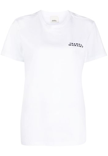 ISABEL MARANT logo-print T-shirt - Bianco