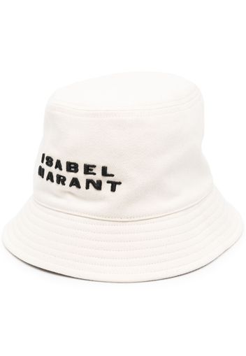 ISABEL MARANT Haley logo bucket hat - Toni neutri