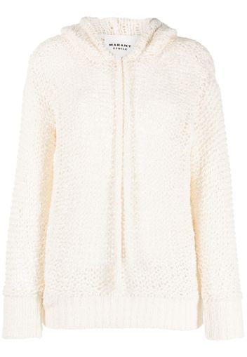 ISABEL MARANT drawstring-hood knit jumper - Toni neutri