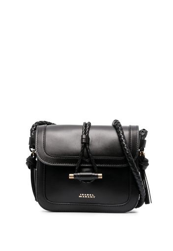 ISABEL MARANT Vigo Flap leather crossbody bag - Nero