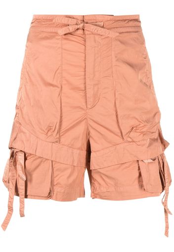 ISABEL MARANT drawstring-detail shorts - Arancione