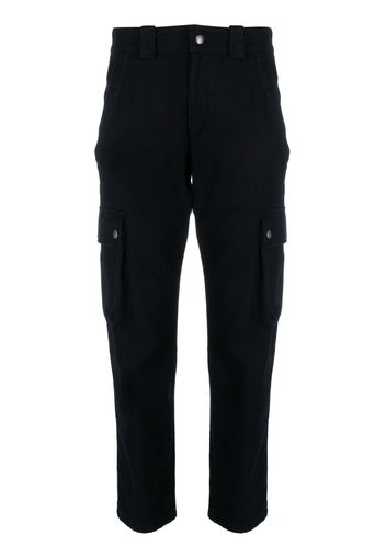 ISABEL MARANT flap-pocket cropped trousers - Nero