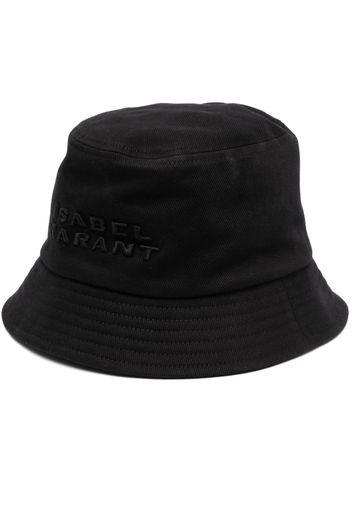 ISABEL MARANT Haley logo bucket hat - Nero