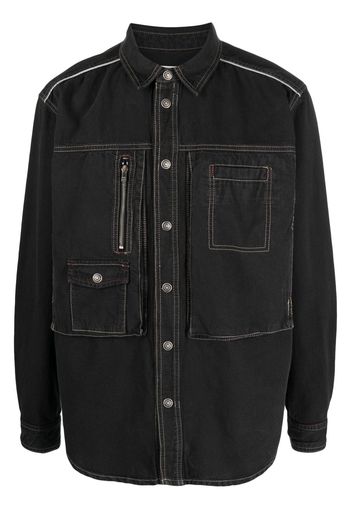 ISABEL MARANT multiple-pockets shirt jacket - Nero