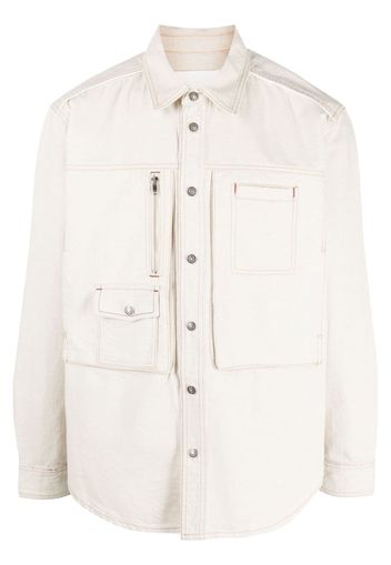 ISABEL MARANT multiple-pockets shirt jacket - Toni neutri