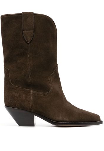 ISABEL MARANT Dahope 60mm suede boots - Marrone