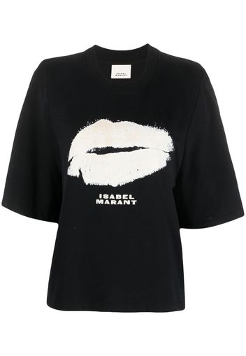 ISABEL MARANT graphic-print cotton T-shirt - Nero