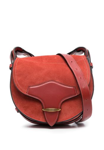 ISABEL MARANT Botsy suede-leather crossbody bag - Rosso