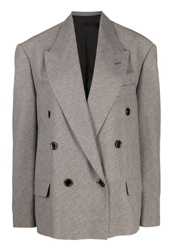 ISABEL MARANT wide-lapels double-breasted blazer - Nero