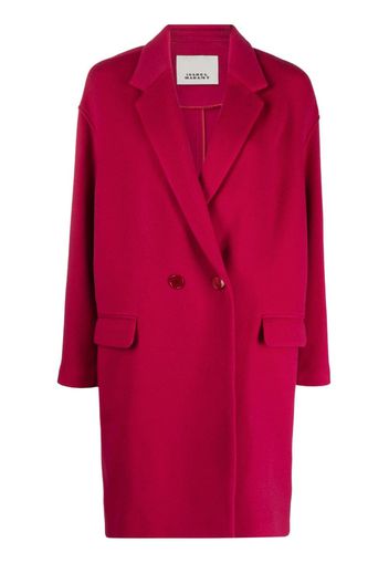 ISABEL MARANT double-breasted virgin wool-cashmere coat - Rosa