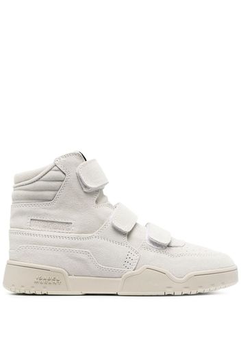 ISABEL MARANT logo-patch hi-top sneakers - Grigio