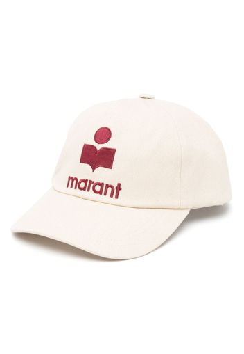 ISABEL MARANT logo-embroidered cotton cap - Toni neutri