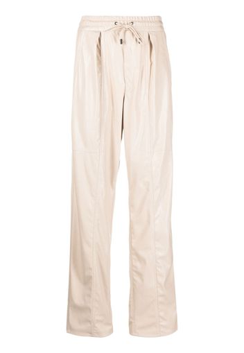 ISABEL MARANT high-waist drawstring trousers - Toni neutri