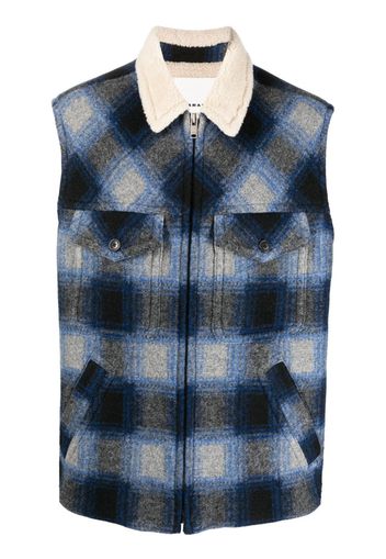 ISABEL MARANT Gilet a quadri - Blu