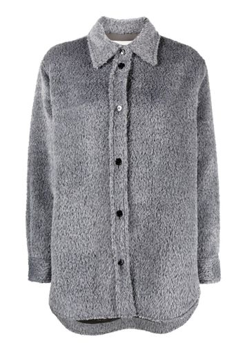 ISABEL MARANT Celiane button-up shirt jacket - Grigio