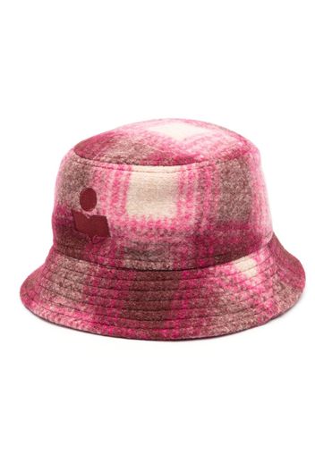 ISABEL MARANT Haley checked bucket hat - Rosa