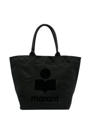 logo-print tote bag